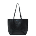 Prada Tote Shoulder Bag Black Leather