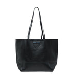 Prada Tote Shoulder Bag Black Leather