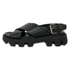 Prada Sandals 35 Black Leather