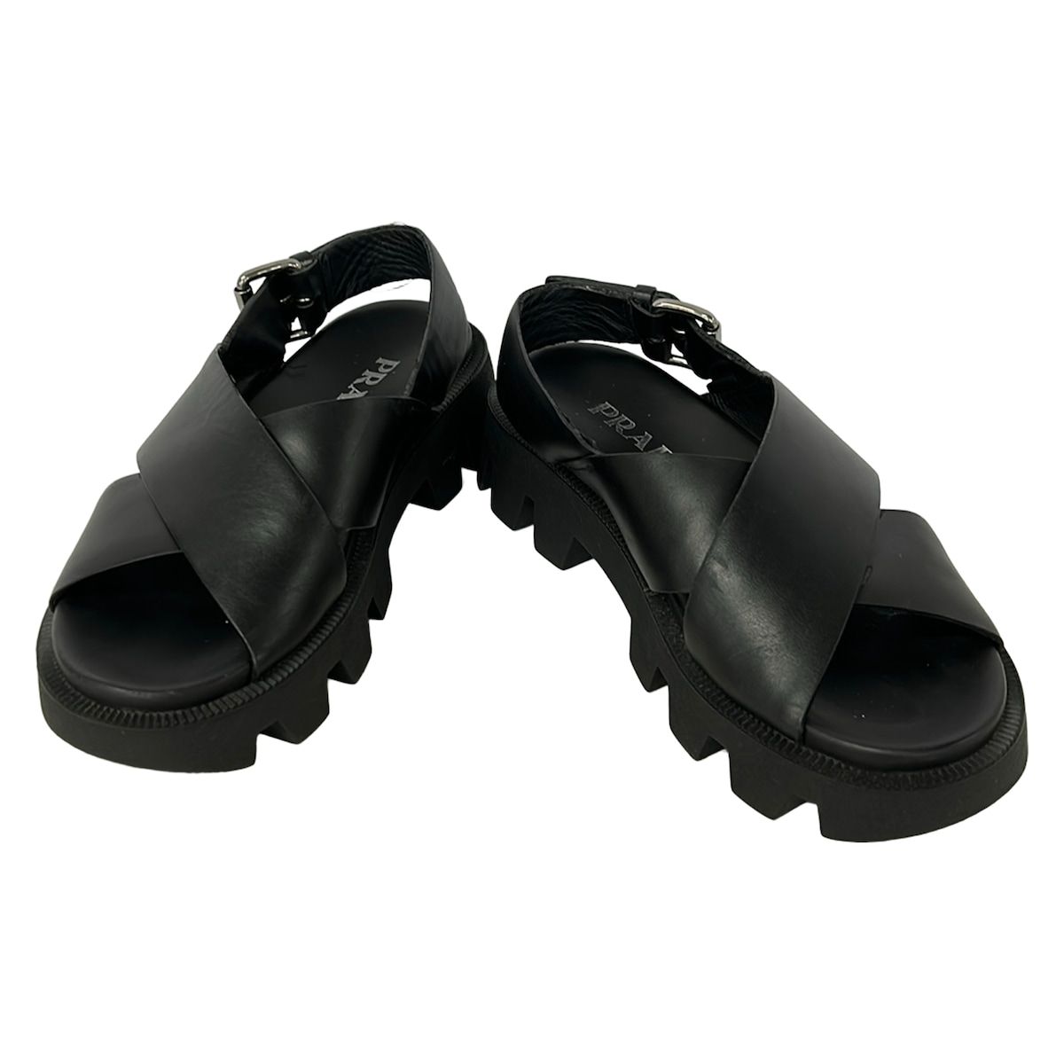 Prada Sandals 35 Black Leather — view 2