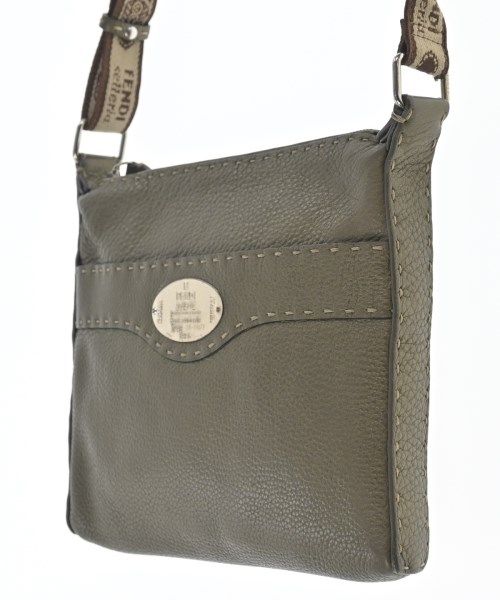 Fendi Shoulder Bag Khaki — view 8