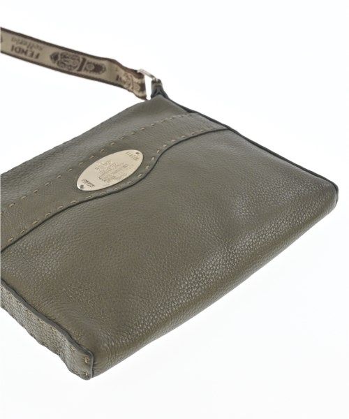 Fendi Shoulder Bag Khaki — view 9
