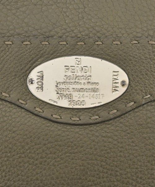 Fendi Shoulder Bag Khaki — view 6