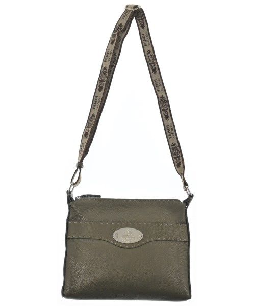 Fendi Shoulder Bag Khaki — view 3