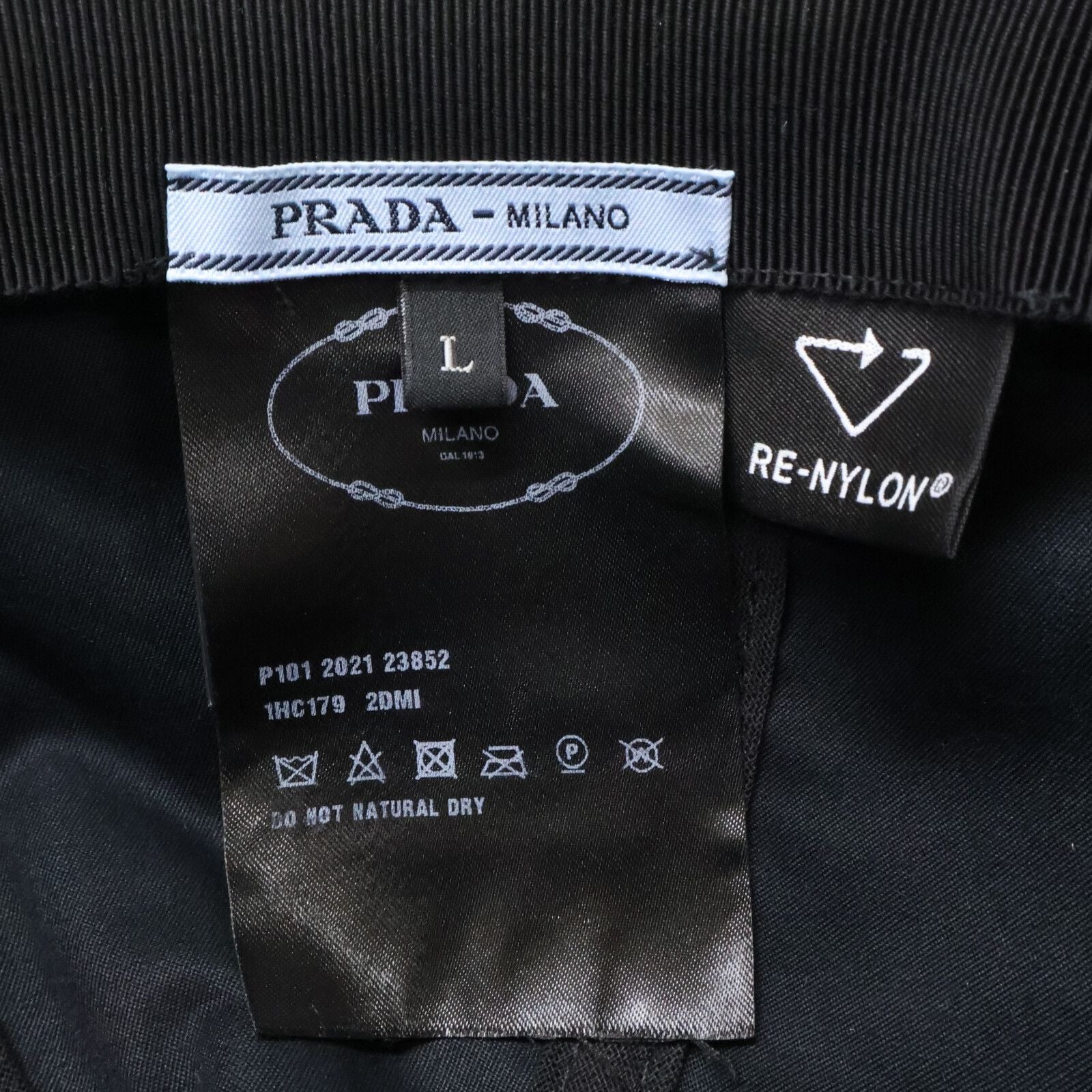 Prada Logo Embroidery Nylon Cap — view 7