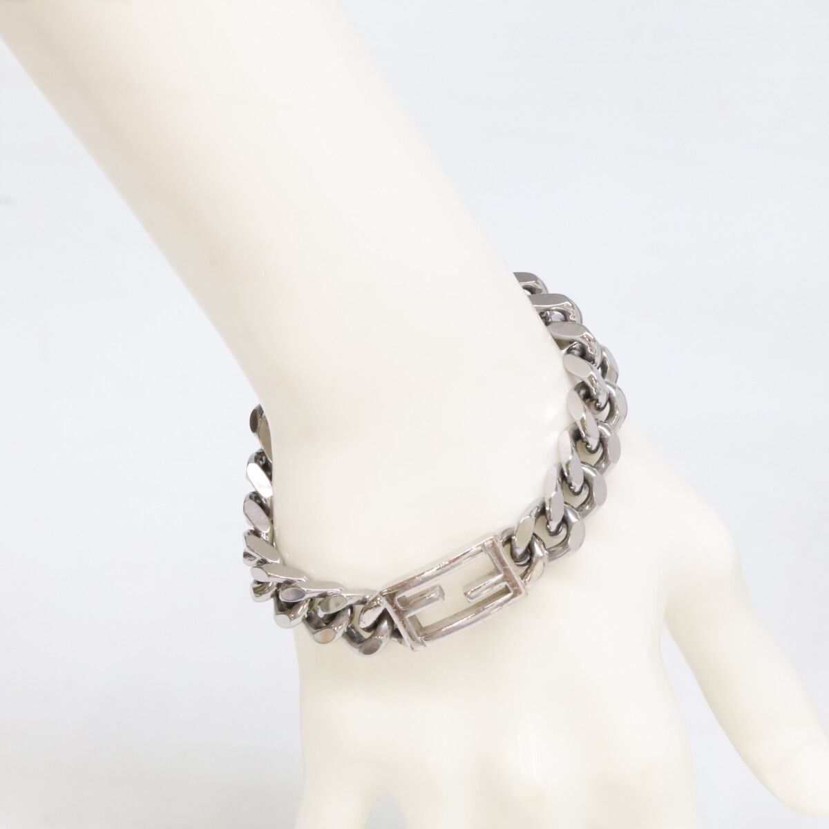 Fendi FF Logo Chain Bracelet — view 9