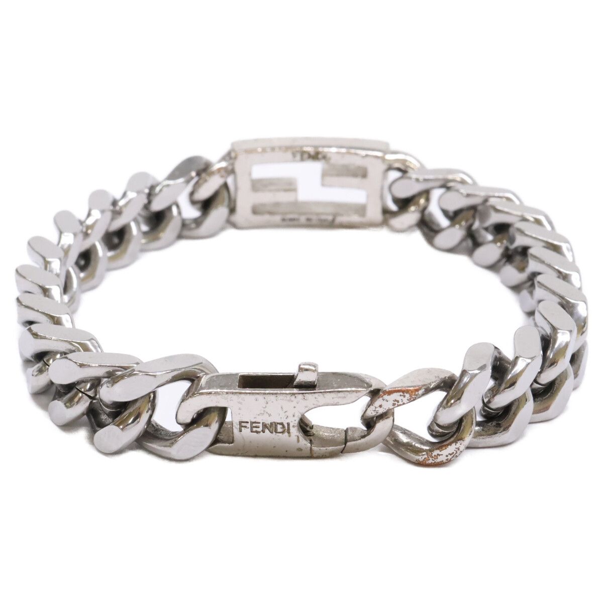 Fendi FF Logo Chain Bracelet — view 4