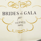 Hermes Carre 90 Brides de Gala Ceremony Bridle Scarf White Multicolor Silk — view 2