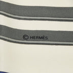 Hermes Carre 90 Brides de Gala Ceremony Bridle Scarf White Multicolor Silk — view 4