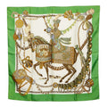 Hermes Carre 90 le Timbalier Timpani Player Scarf Multicolor Silk