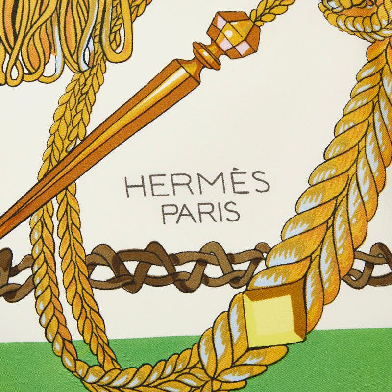 Hermes Carre 90 le Timbalier Timpani Player Scarf Multicolor Silk — view 7