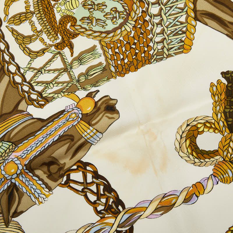 Hermes Carre 90 le Timbalier Timpani Player Scarf Multicolor Silk — view 4