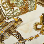 Hermes Carre 90 le Timbalier Timpani Player Scarf Multicolor Silk — view 4