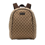 Gucci GG Canvas Backpack Beige Brown