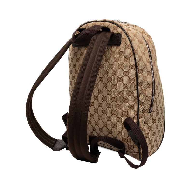 Gucci GG Canvas Backpack Beige Brown — view 2