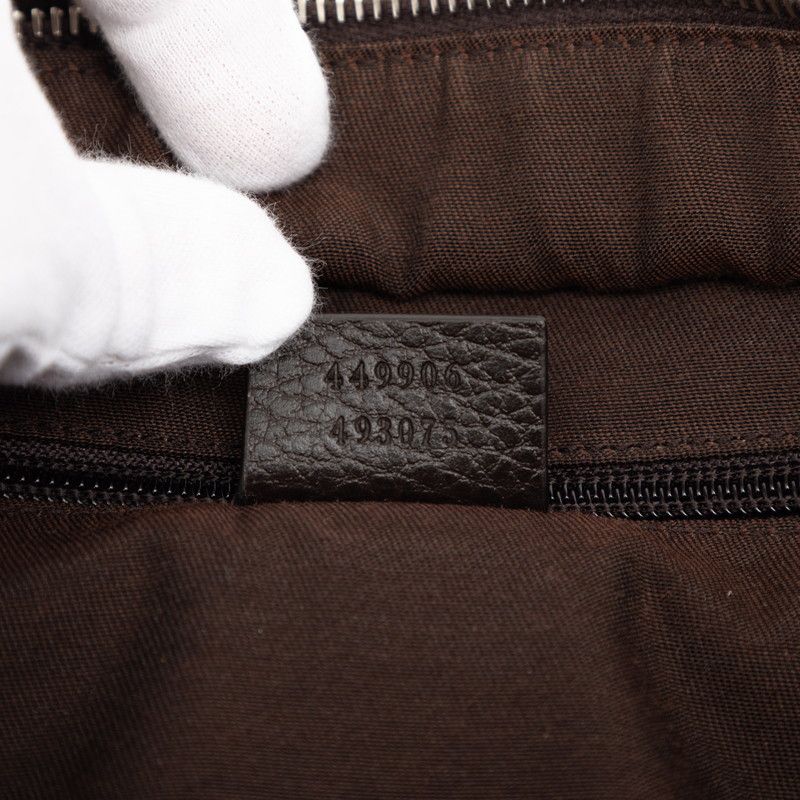 Gucci GG Canvas Backpack Beige Brown — view 8