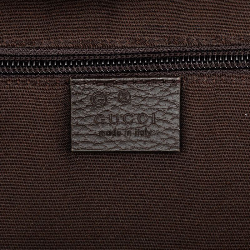 Gucci GG Canvas Backpack Beige Brown — view 7