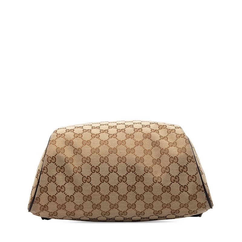 Gucci GG Canvas Backpack Beige Brown — view 3
