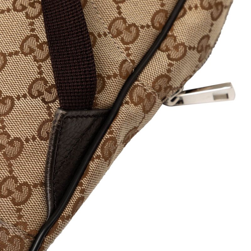 Gucci GG Canvas Backpack Beige Brown — view 5