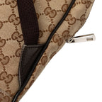 Gucci GG Canvas Backpack Beige Brown — view 5