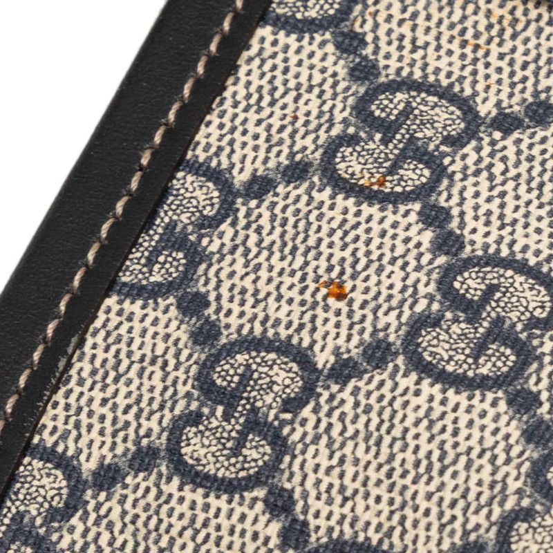 Gucci GG Supreme Sherry Line Tote Shoulder Bag Beige Brown Leather — view 5