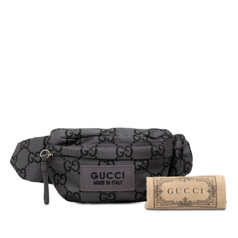 Gucci GG Nylon Waist Bag Gray — view 7