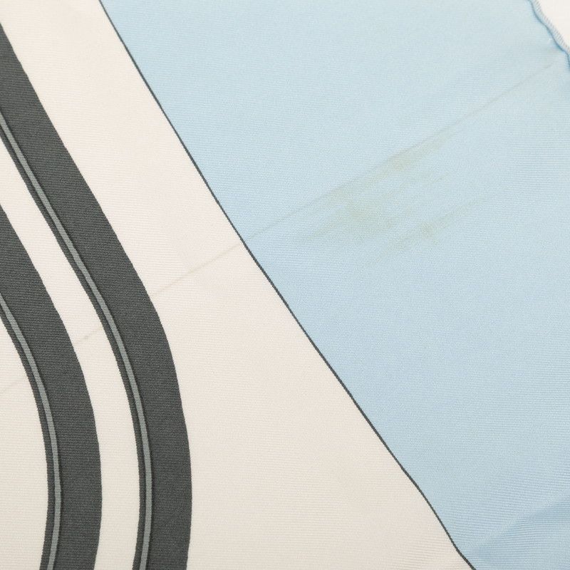 Hermes Carre 90 Brides de Gala Ceremonial Bridle Scarf Large Blue Multicolor — view 5