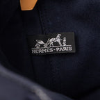 Hermes Fourre Tout PM Handbag Navy Canvas — view 5