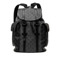 Louis Vuitton Monogram Eclipse Christopher Backpack Black Gray Leather