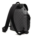 Louis Vuitton Monogram Eclipse Christopher Backpack Black Gray Leather — view 2