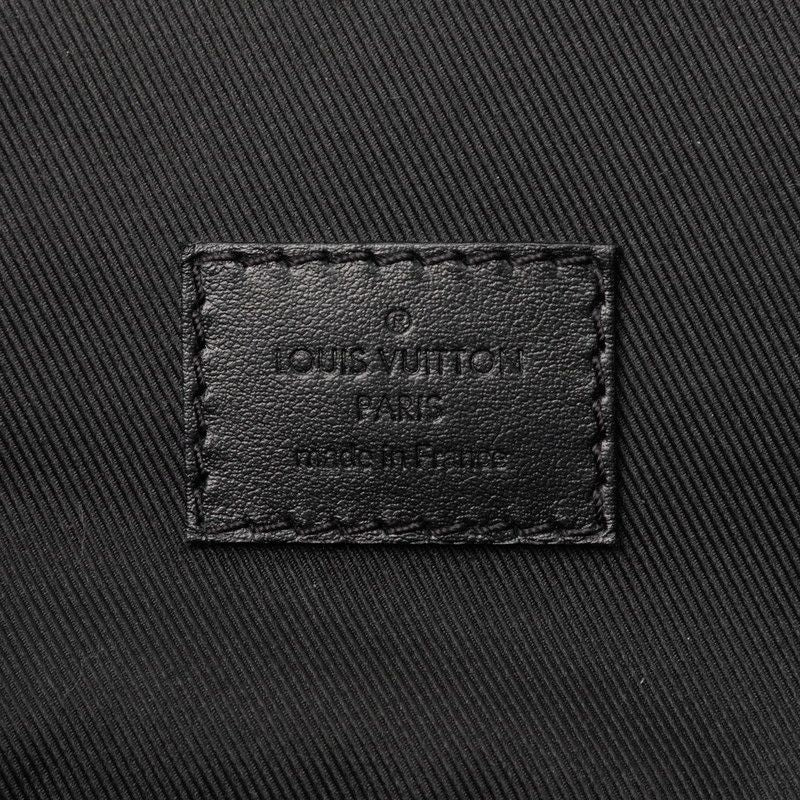 Louis Vuitton Monogram Eclipse Christopher Backpack Black Gray Leather — view 5