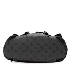 Louis Vuitton Monogram Eclipse Christopher Backpack Black Gray Leather — view 3