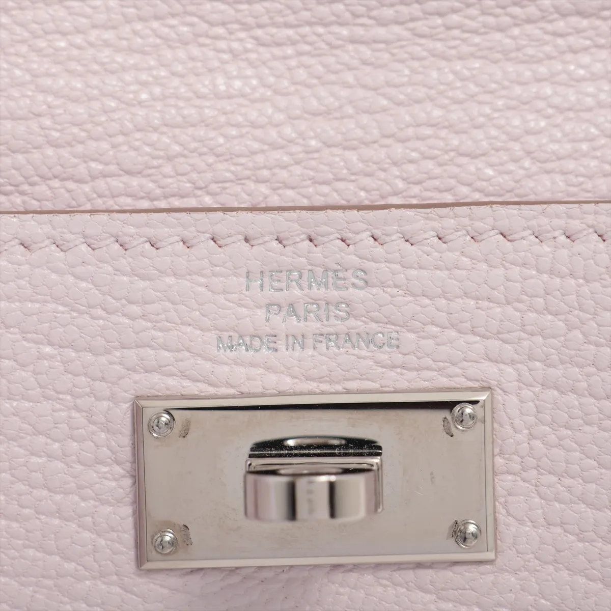 Hermes Kelly Pocket Compact Chevre Mysore Leather Wallet — view 6