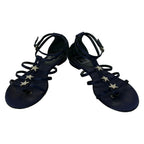 Dior Sandals 40 D Navy Star Rhinestone — view 2