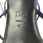Dior Sandals 40 D Navy Star Rhinestone — view 6