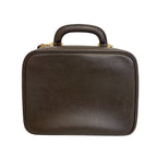Chanel CC Logo 2-Way Caviar Leather Vanity Shoulder Bag Brown — view 2