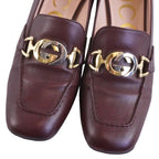 Gucci Loafers Moccasins Heels Interlocking GG — view 3
