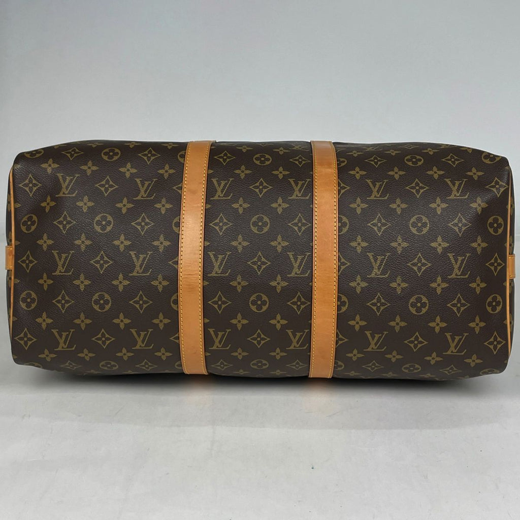 Louis Vuitton Keepall Bandouliere 50 2-Way Shoulder Bag Monogram Brown — view 2