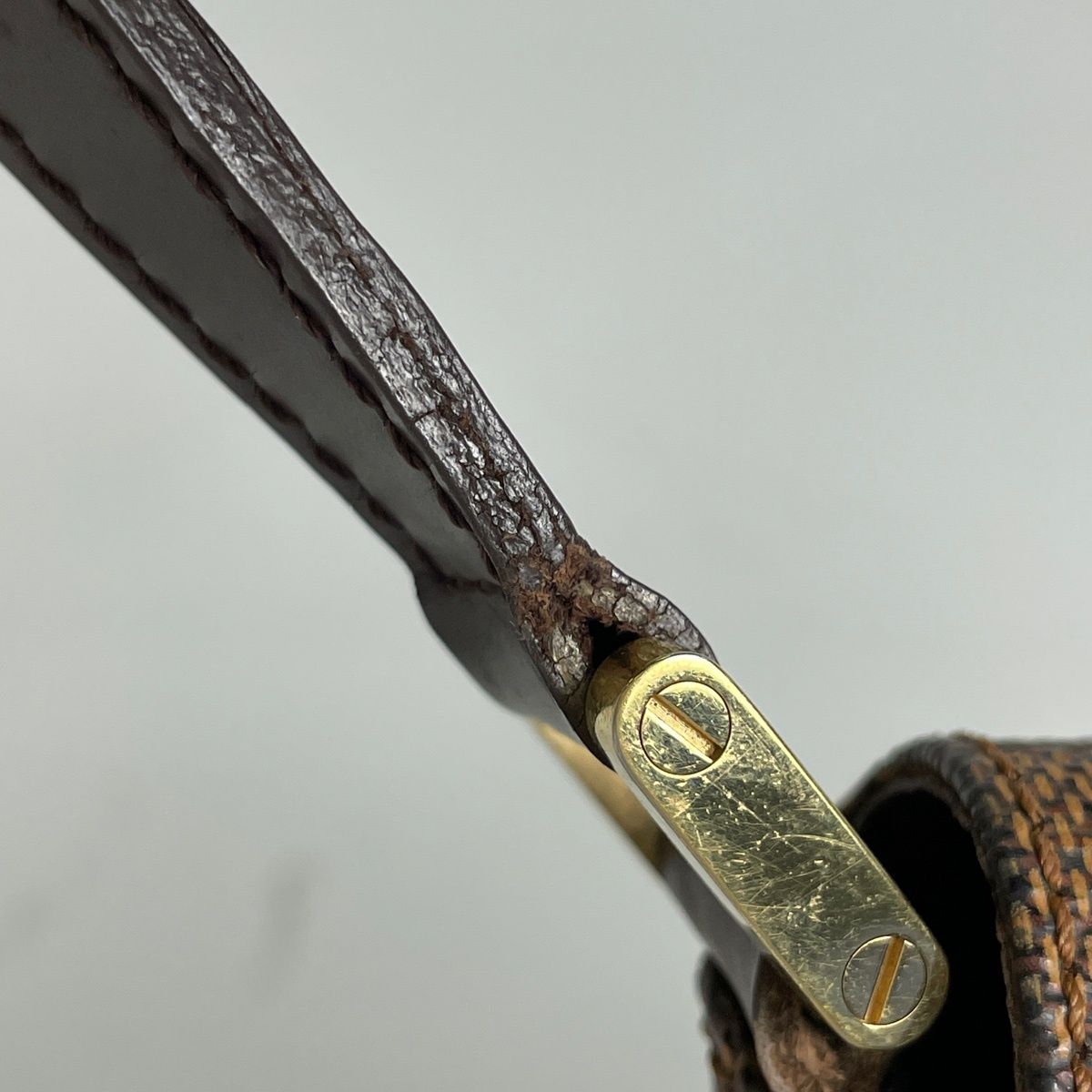 Louis Vuitton Musette Salsa Long Crossbody Shoulder Bag Damier Brown — view 5