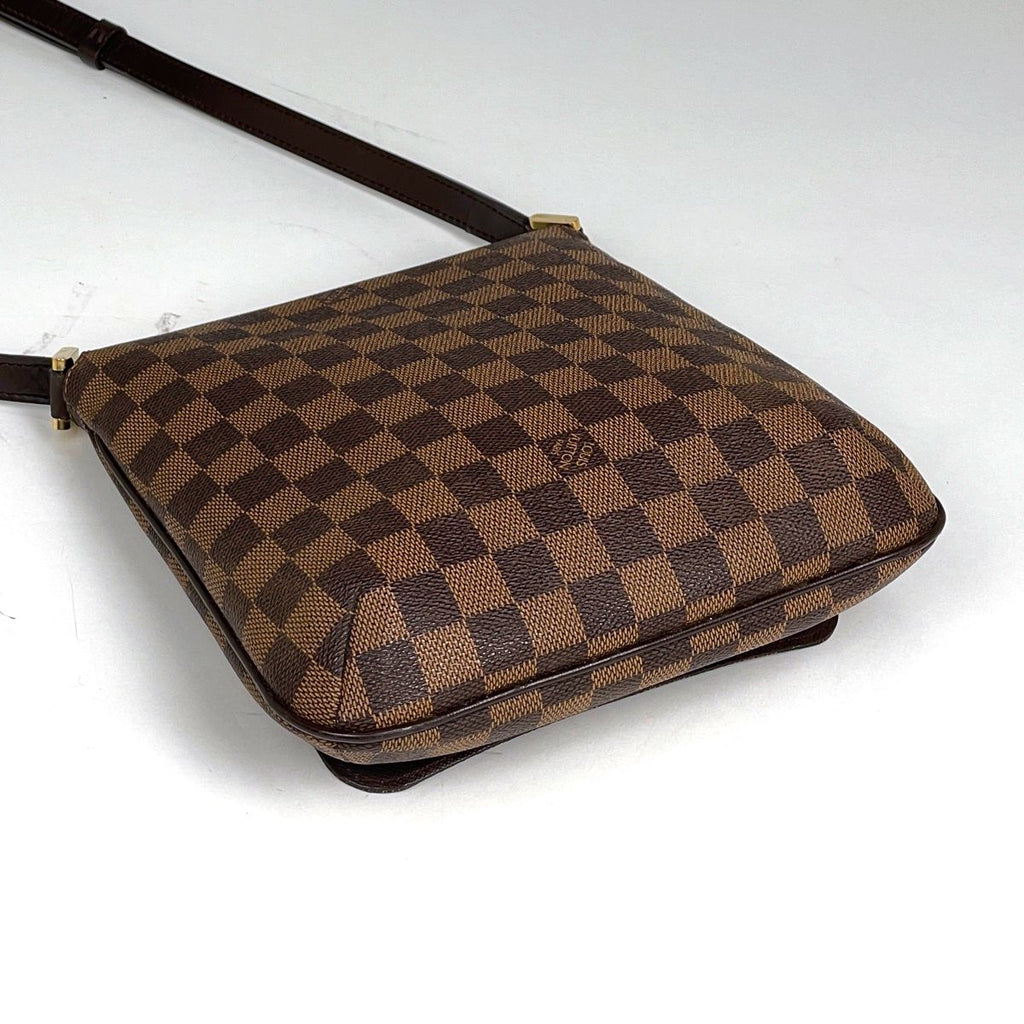 Louis Vuitton Musette Salsa Long Crossbody Shoulder Bag Damier Brown — view 2