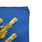 Hermes Carre 90 la Marine a Rames Scarf — view 3