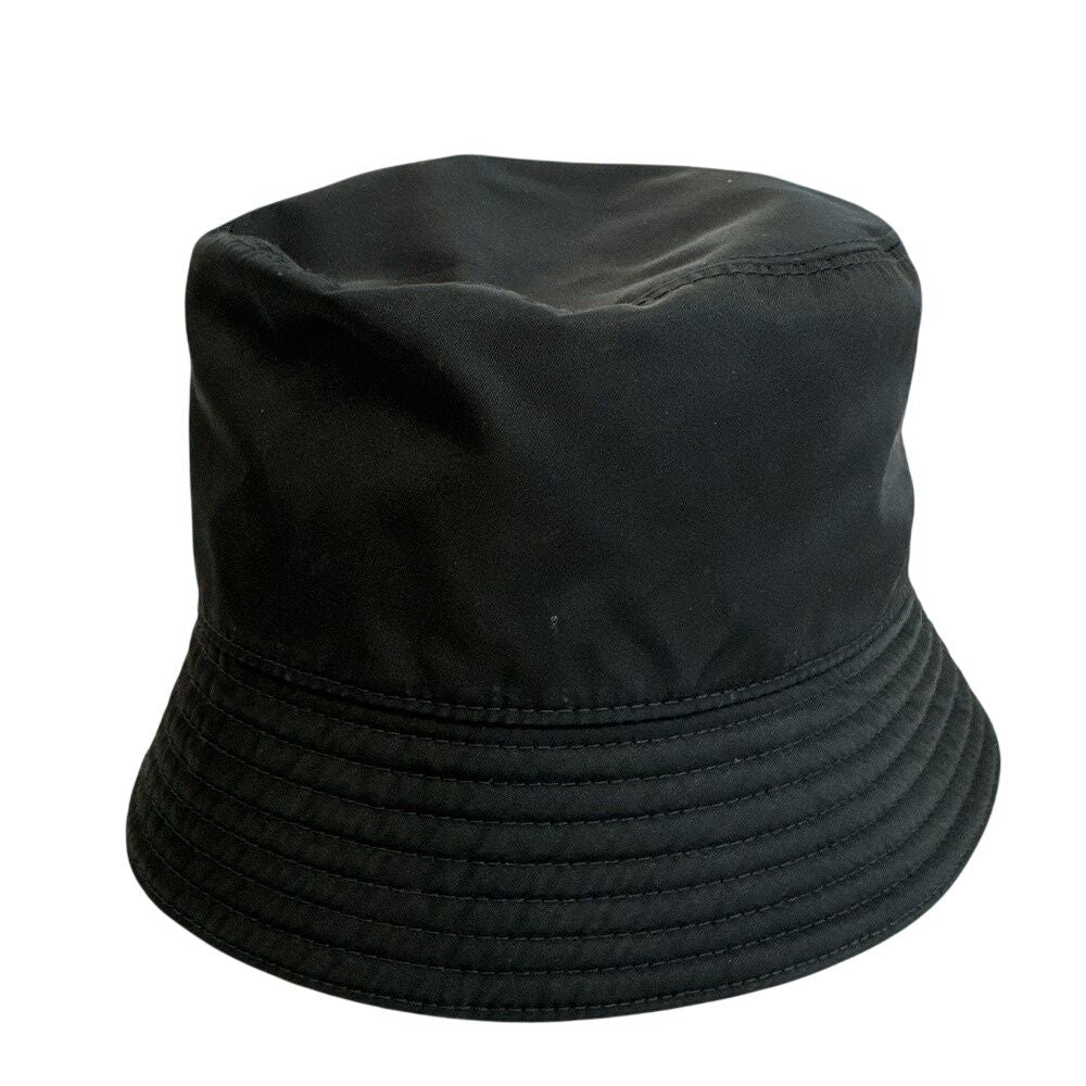Prada Bucket Hat 57 Logo Triangle Plate — view 3