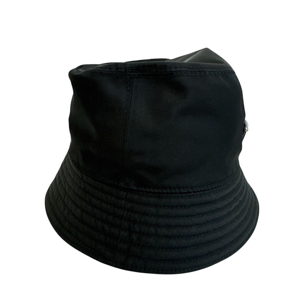 Prada Bucket Hat 57 Logo Triangle Plate — view 4