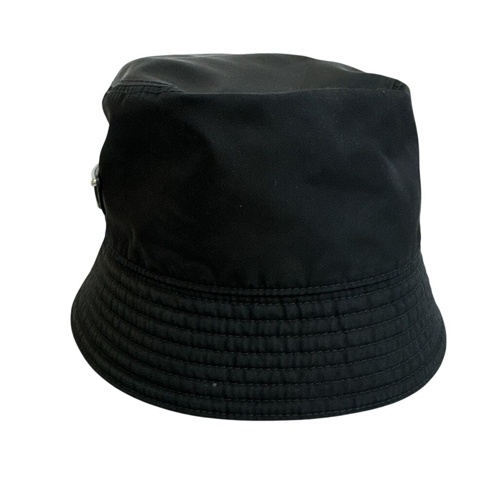 Prada Bucket Hat 57 Logo Triangle Plate — view 2