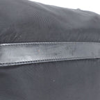 Prada Tessuto Nylon Triangle Logo Shoulder Bag Crossbody Messenger Black — view 9