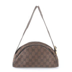 Gucci GG Canvas Shoulder Bag Tote Hand Brown — view 3