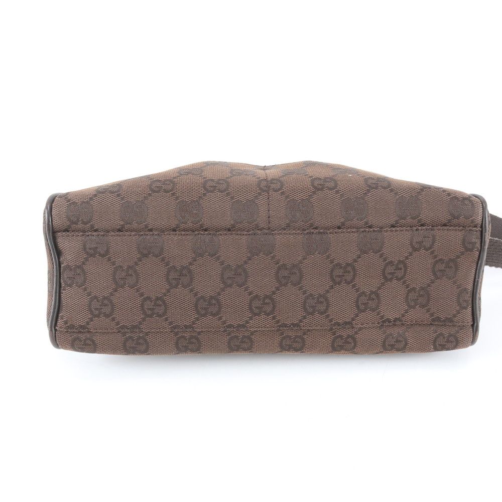 Gucci GG Canvas Shoulder Bag Tote Hand Brown — view 5