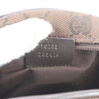 Gucci GG Canvas Shoulder Bag Tote Hand Brown — view 9