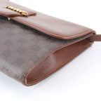 Gucci Vintage GG Canvas Shoulder Bag Crossbody Brown — view 4