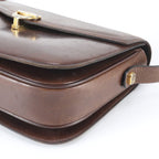 Gucci Vintage Leather 2-Way Shoulder Bag Crossbody Hand Brown — view 5